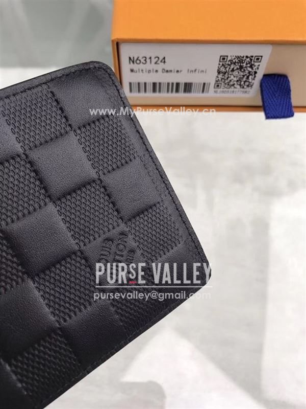 Shop Louis Vuitton DAMIER INFINI Multiple wallet (N63124) by